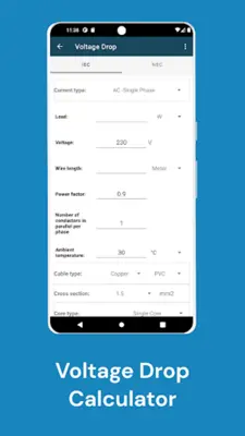 PowerCalc: Electric Calculator android App screenshot 9