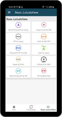 PowerCalc: Electric Calculator android App screenshot 5